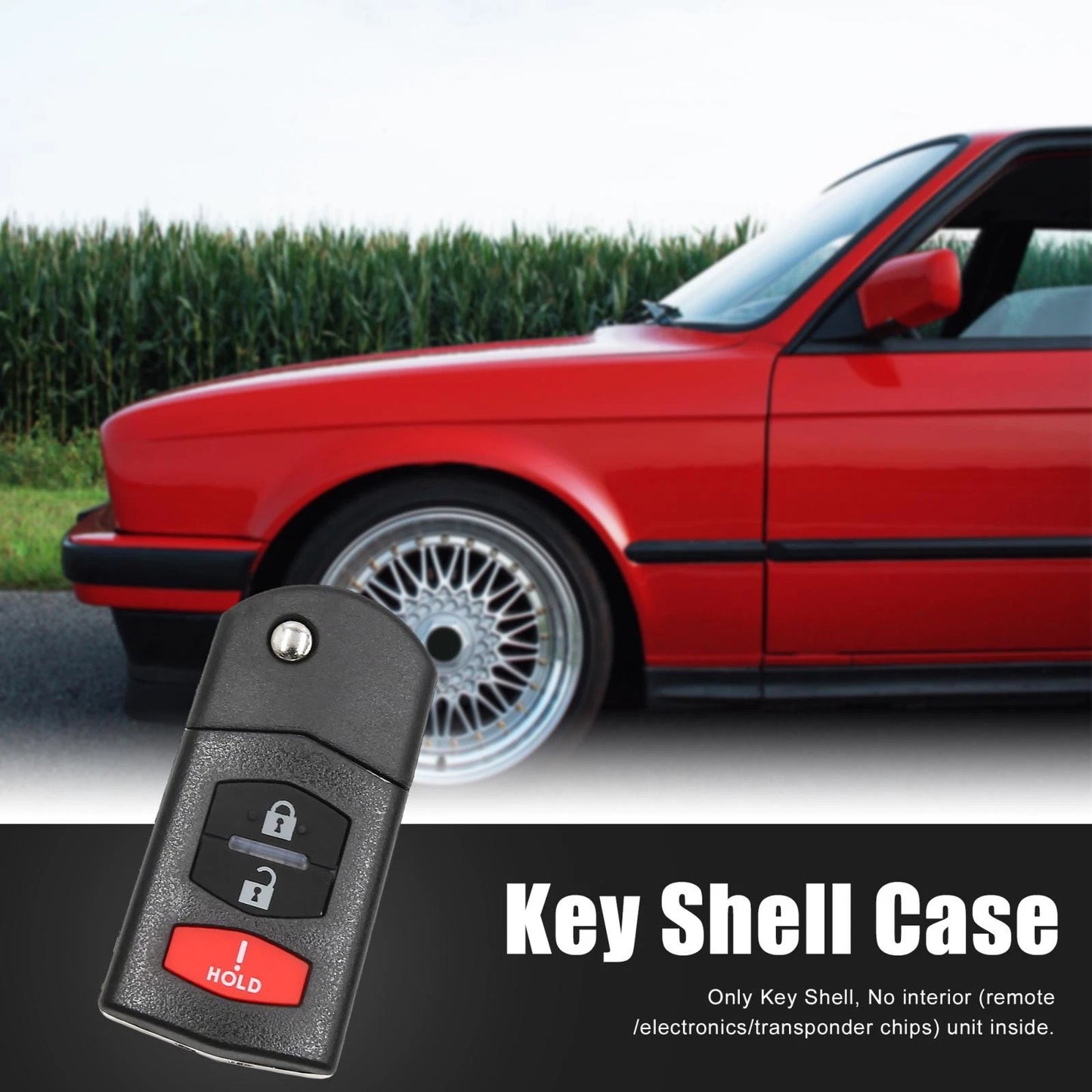 Key Fob Shell Case for Mazda 6, MX-5 Miata, RX-8 (2003-2013)
