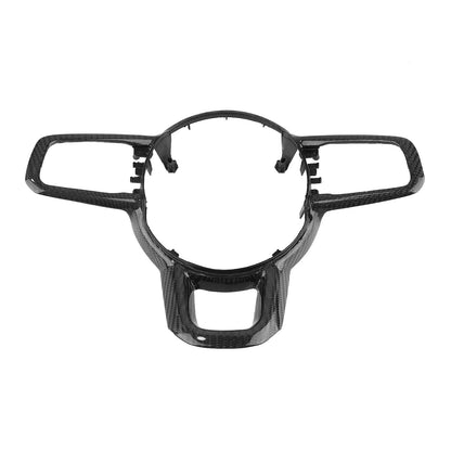 Carbon Fiber Steering Wheel Cover for Jeep Wrangler JL (2018-2023)