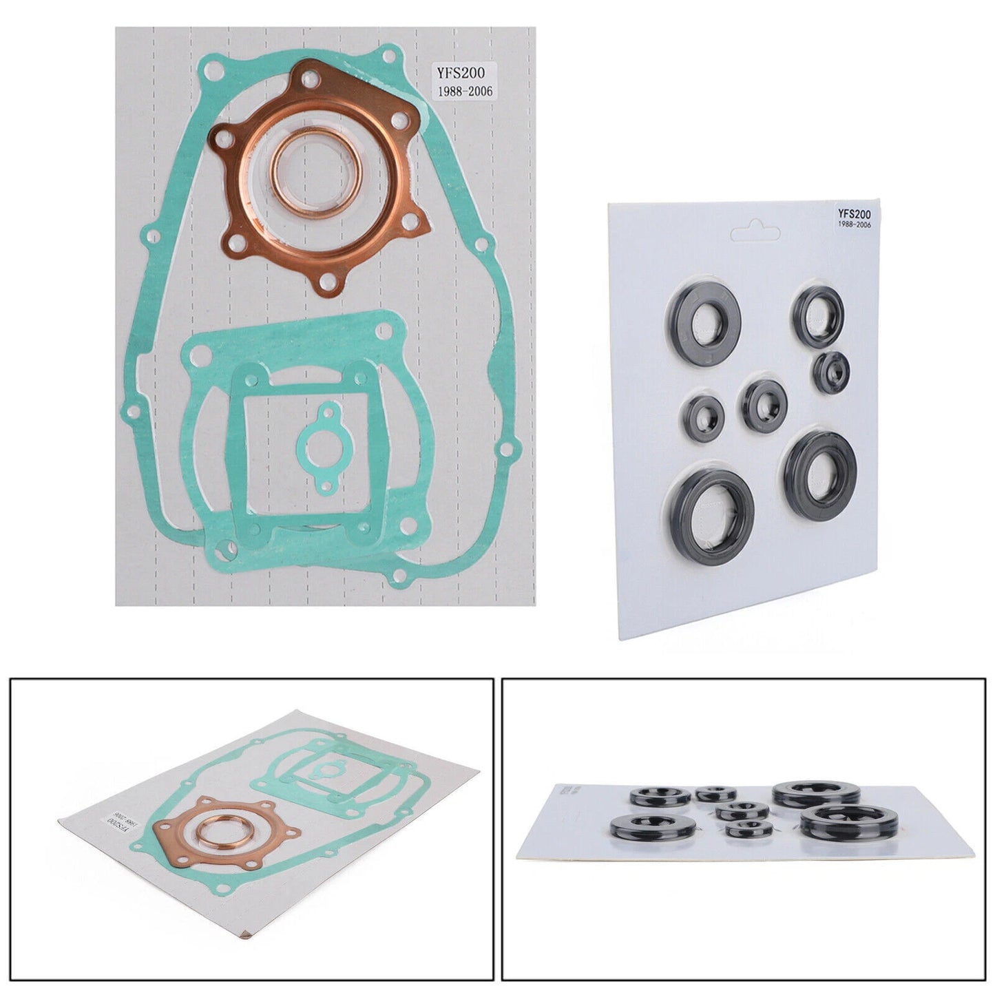 7 Piece Shaft Seal & Gasket Set for Yamaha YFS 200 Blaster (1988-2006)