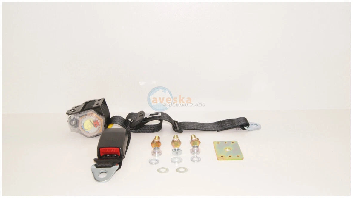 Rear Inertia Seat Belt 275mm + Web Buckle