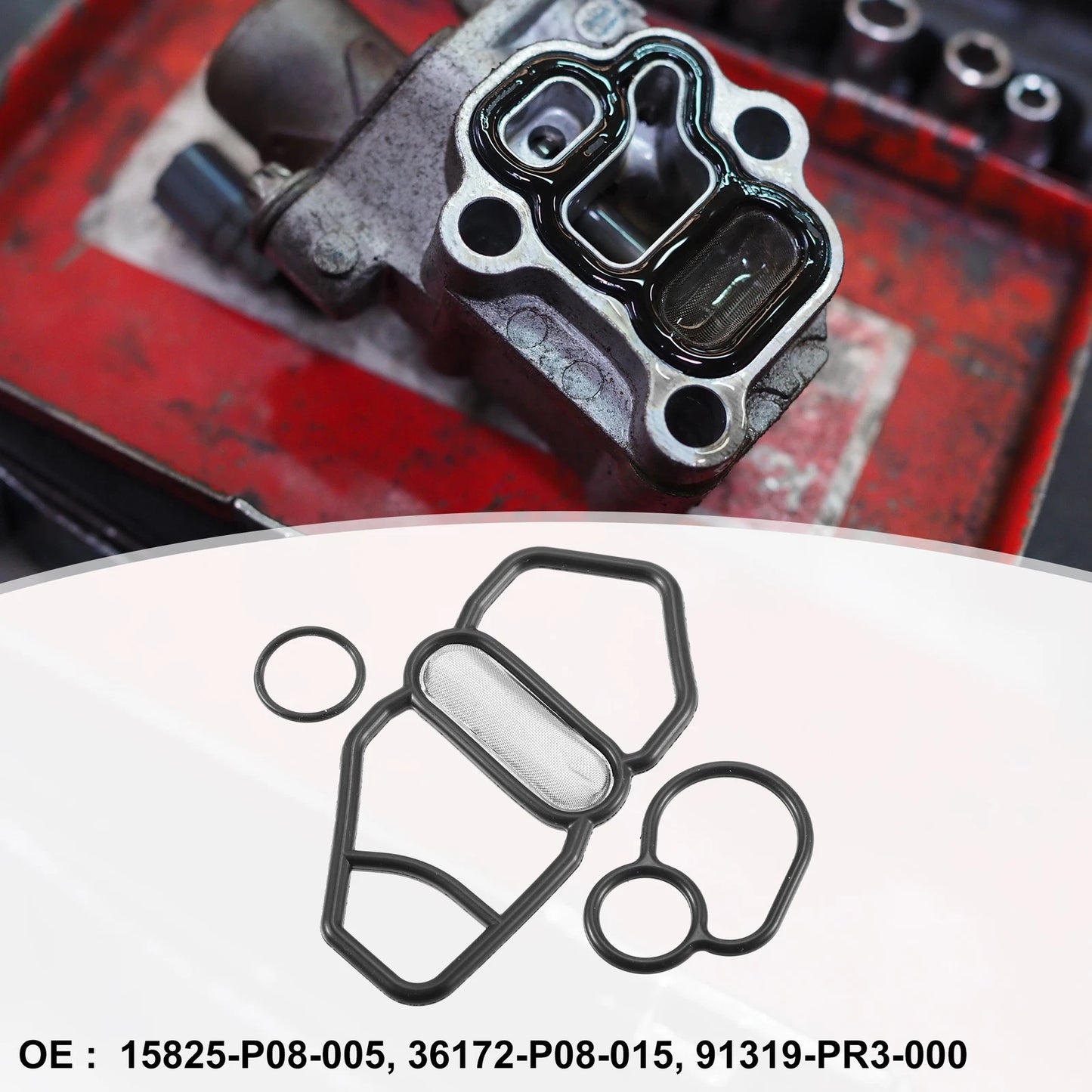 VTEC Solenoid Gasket & Filter Set for Honda Civic Del Sol (1992-2000)