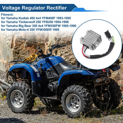 Voltage Regulator Rectifier for Yamaha Kodiak 400 4x4 YFM400F (93–95)