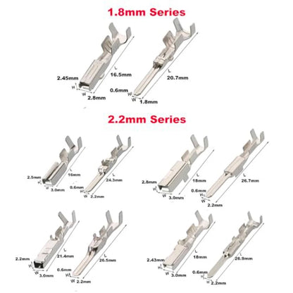 500 Piece Connector Pins Kit for Automotive DIY and Electronic Repairs