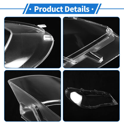 1 Pcs Front Left Headlight Lens Cover for BMW X5 2008-2013