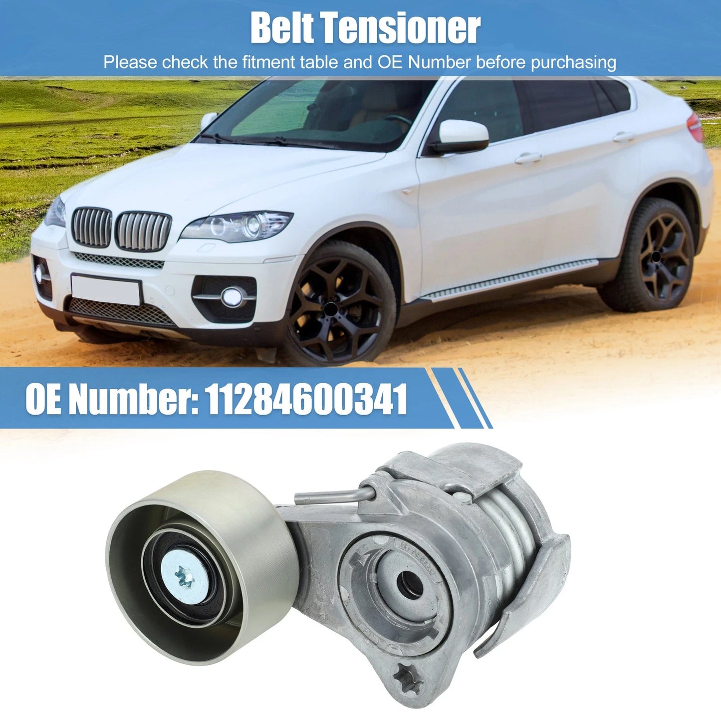 Belt Tensioner Assembly for BMW F01 F02 740i 740Li E71 X6 N54 3.0L (2009-2015)