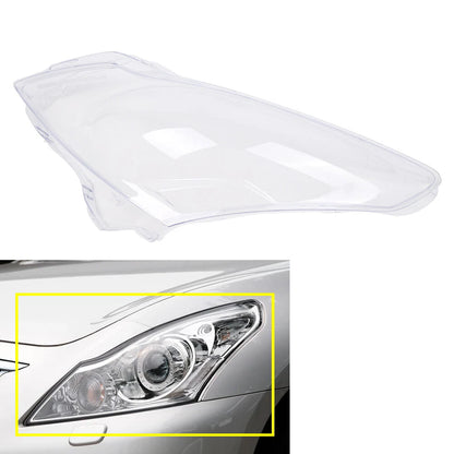 Left Headlight Lens Cover for Infiniti G37 G35 G25 Q40 (2007-2015)