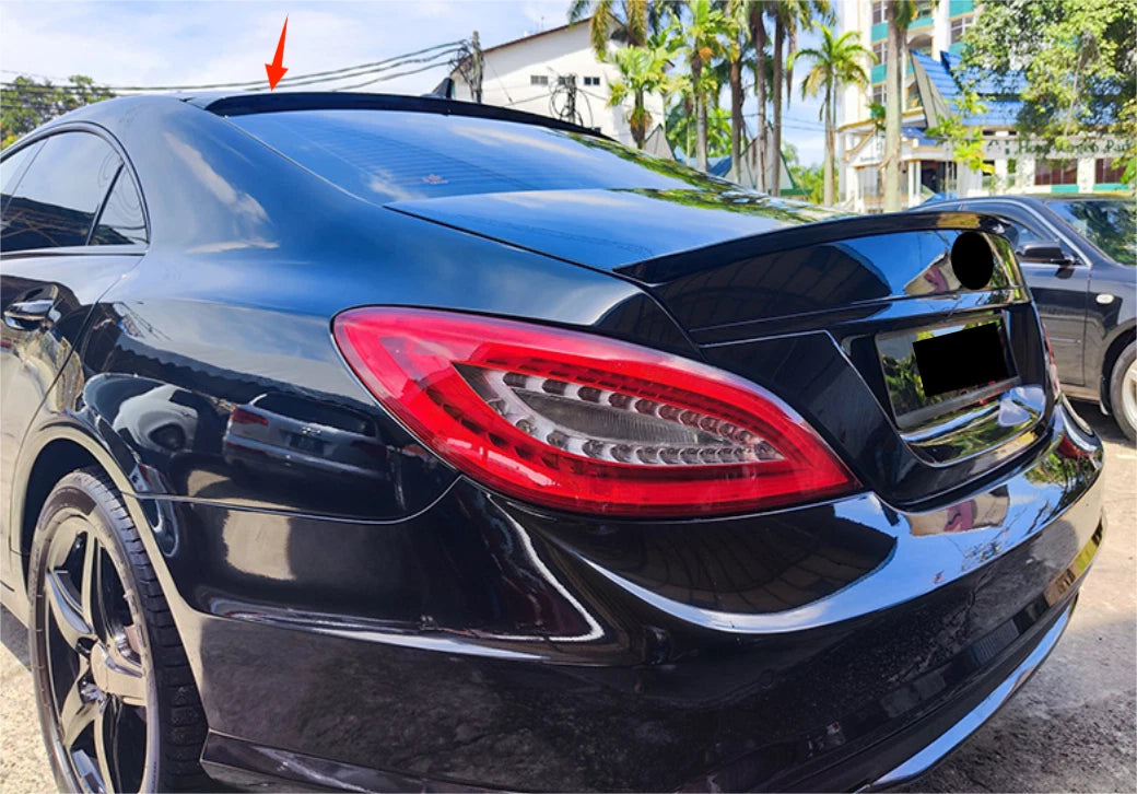 Rear Roof Spoiler Wing Unpainted for Mercedes-Benz CLS Class (2012-2017)