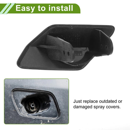 Washer Nozzle Cover for BMW 320i (2013-2018) - Front Right, White