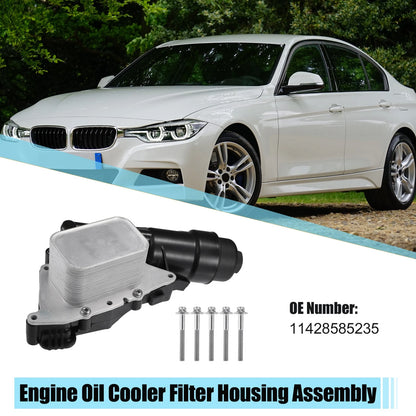 Engine Oil Cooler & Filter for BMW i8 (2014-2020) 2 x Oil Filters & Cooler