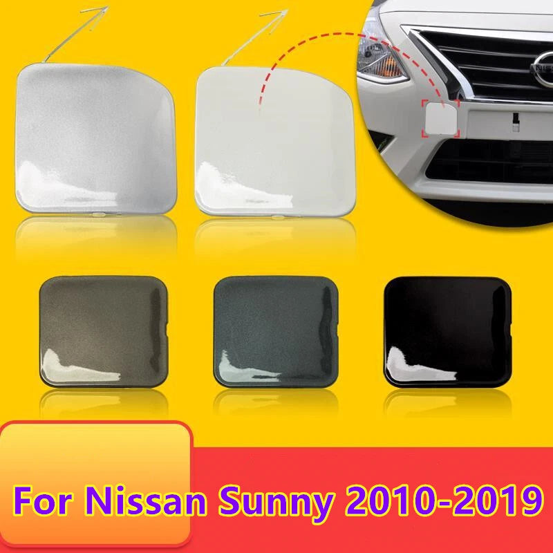 Front Bumper Tow Eye Hook Access Cover Cap for Nissan Sunny Versa (2010–2019)