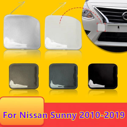 Front Bumper Tow Eye Hook Access Cover Cap for Nissan Sunny Versa (2010–2019)