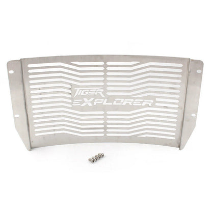 CNC Radiator Guard Protector Silver Grill Cover for TIGER 1200 EXPLORER (2012-2017)