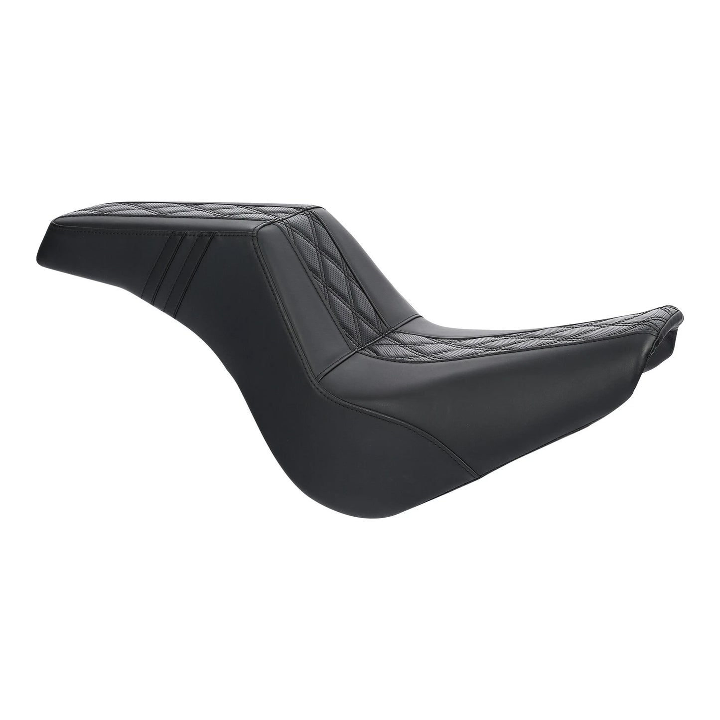Driver Passenger Seat for Harley Softail Street Bob 2018-2024 Black