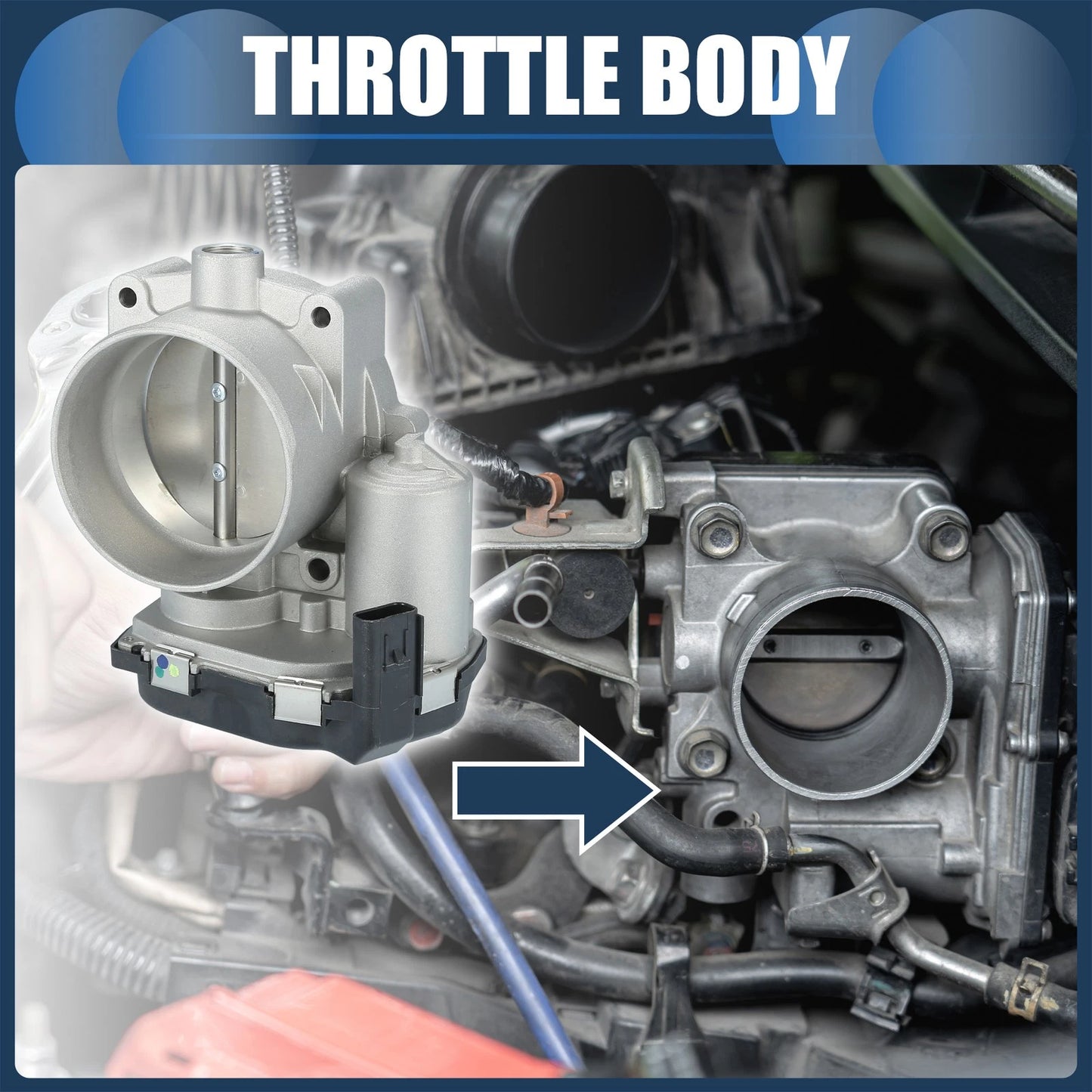 Throttle Body Actuator for Ford Explorer 4.6L V8 Gas (2009-2010)