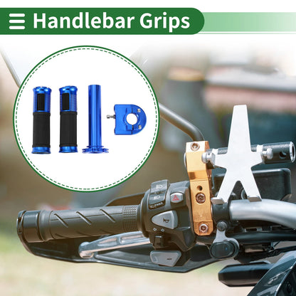 Hand Grips Cover / Handlebar Cover Checkered Diamond Pattern for Motorcycle