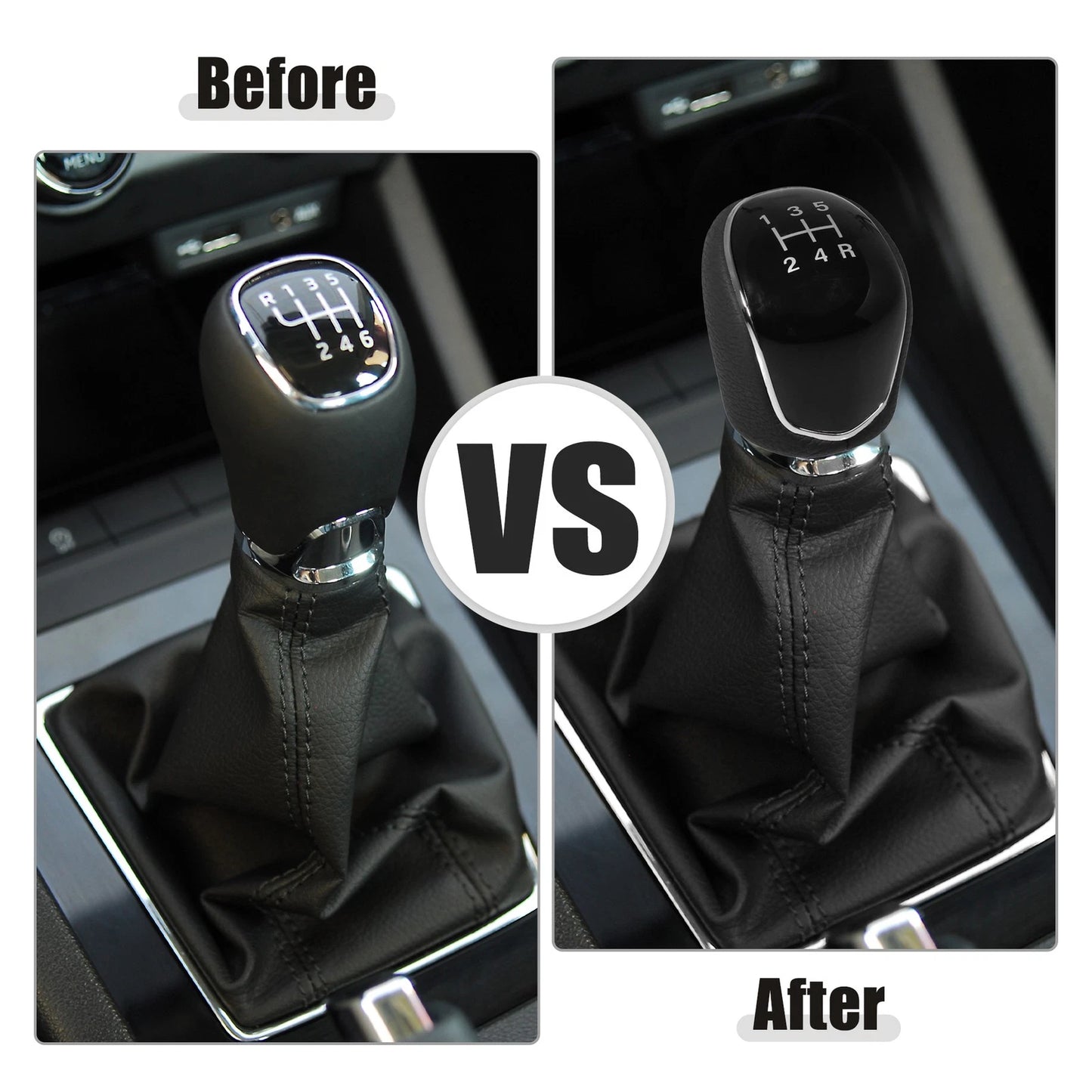 5 Speed Manual Gear Shift Knob for Ford Transit Custom Tourneo (2013-2023)