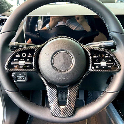 Steering Wheel Cover for Benz W177 W247 W205 W213 A/B/C/E/CLA/GLA/GLB/GLE (19-23)