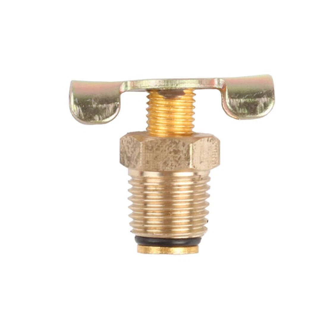 1/4" NPT Brass Drain Valve for Radiator, Compressor, Oil, Water, Air