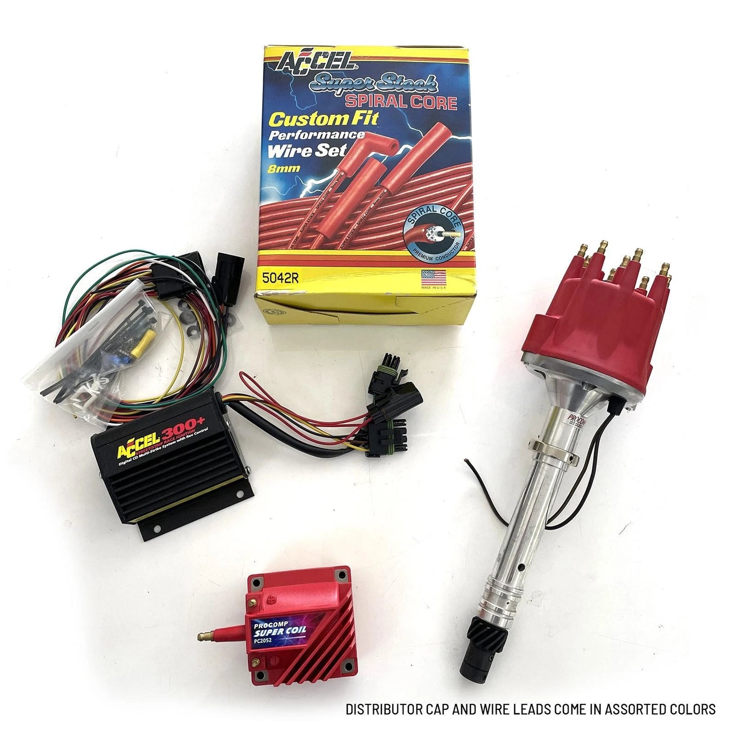 Accel 300+ CDI Ignition Box & Wire Leads for Chevy SBC BBC