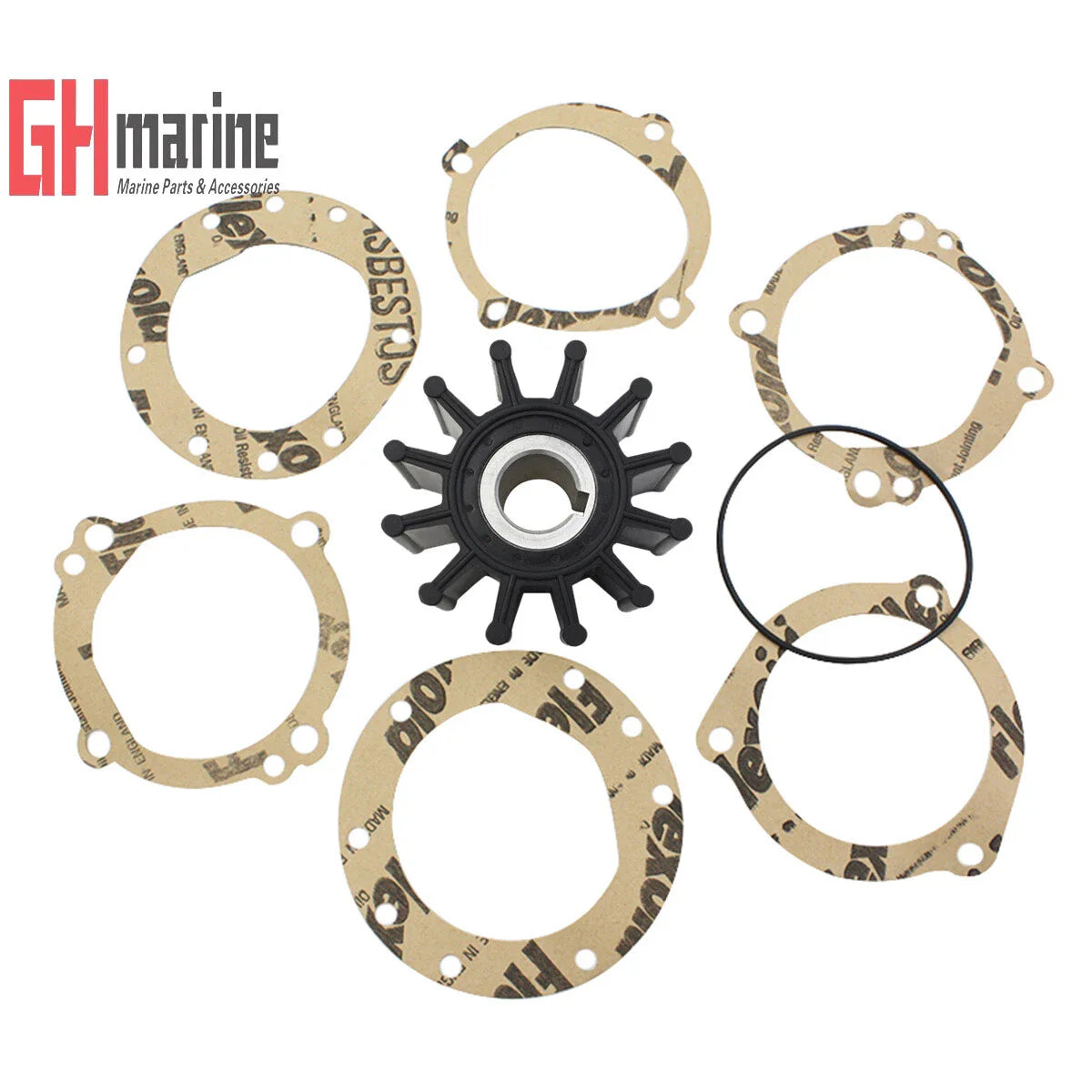 Flexible Impeller Kit for Escort D5MZ8502 Marine Engines (302-351)