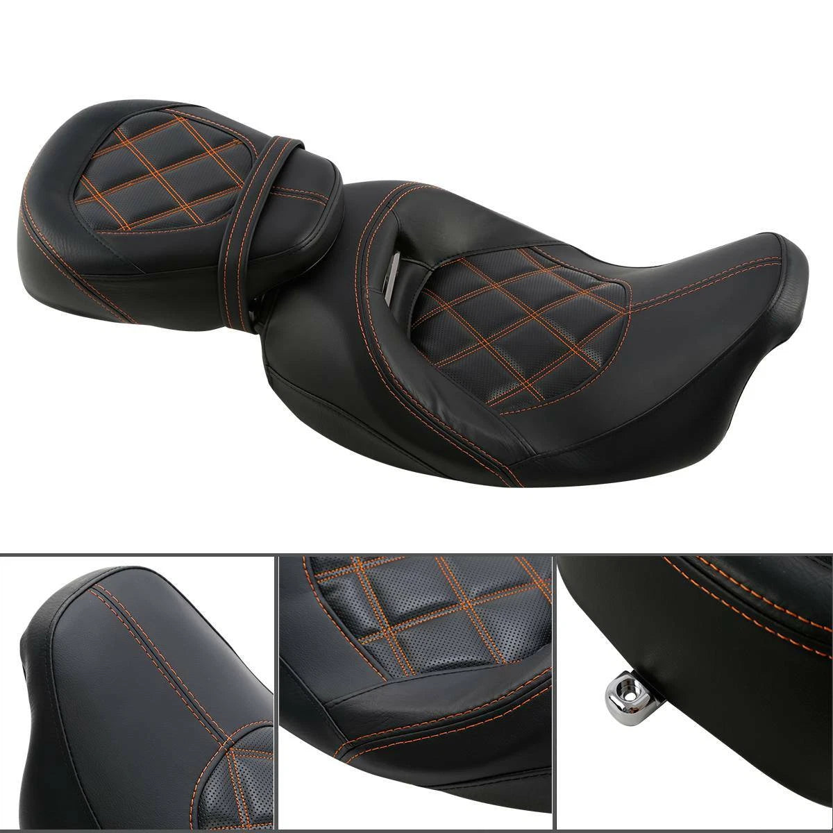 Driver Passenger Seat for Harley CVO Road King Street Glide 2009-2023