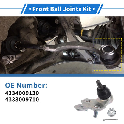 2 x Front Lower Ball Joints for Toyota Avalon (2005–2018)