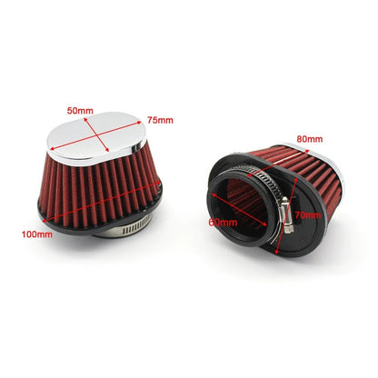 Air Filter 60mm - Double Layer Stainless Steel for Engine