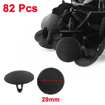 82pcs Car Push-Type Rivet Clips for Toyota Bonnet Bonnet Fasteners