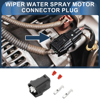 Wiper Water Spray Motor Connector Plug  for Nissan Teana