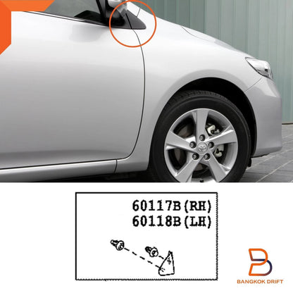 RH Side Mirror Pillar Corner Cover for Toyota Corolla (2007-2014)