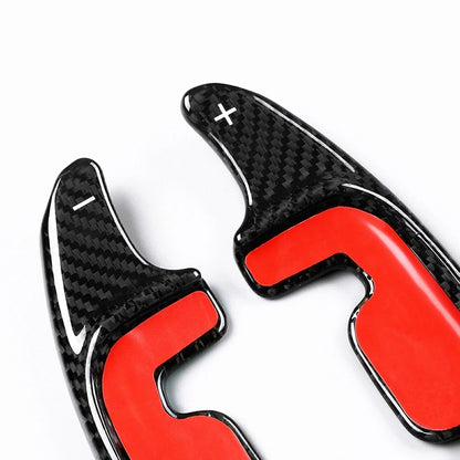 2 x Carbon Fiber Steering Wheel Shift Paddle Extensions for Benz AMG (22-23)