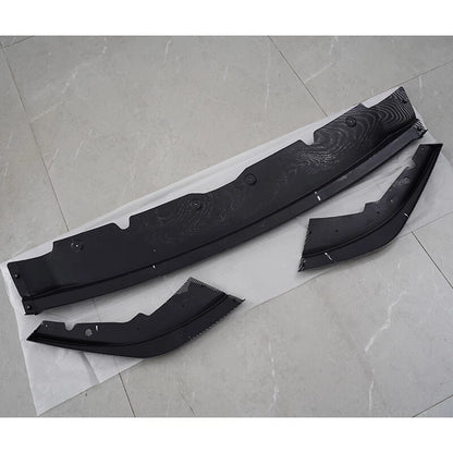 Front Splitter Spoiler Lip for BMW 1 Series F40 M Sport 2019-2023 Carbon Black