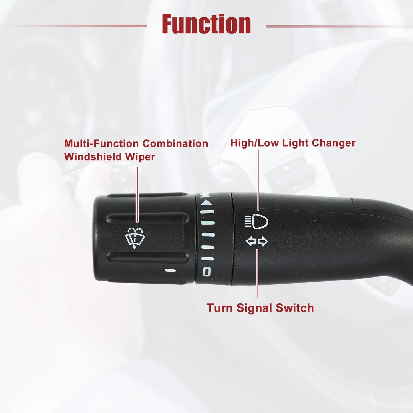 Turn Signal Switch for Ford (BC3Z13K359AA) - Multifunction Combination Switch