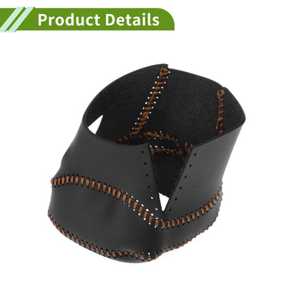 Nissan Rogue Gear Shift Knob Cover 21-24 Black Brown Faux Leather