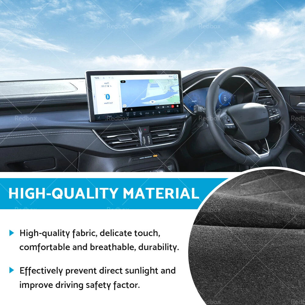 Dash Mat for Honda CR-V 2017-2023 SUV Dashboard Cover Black Non-Slip