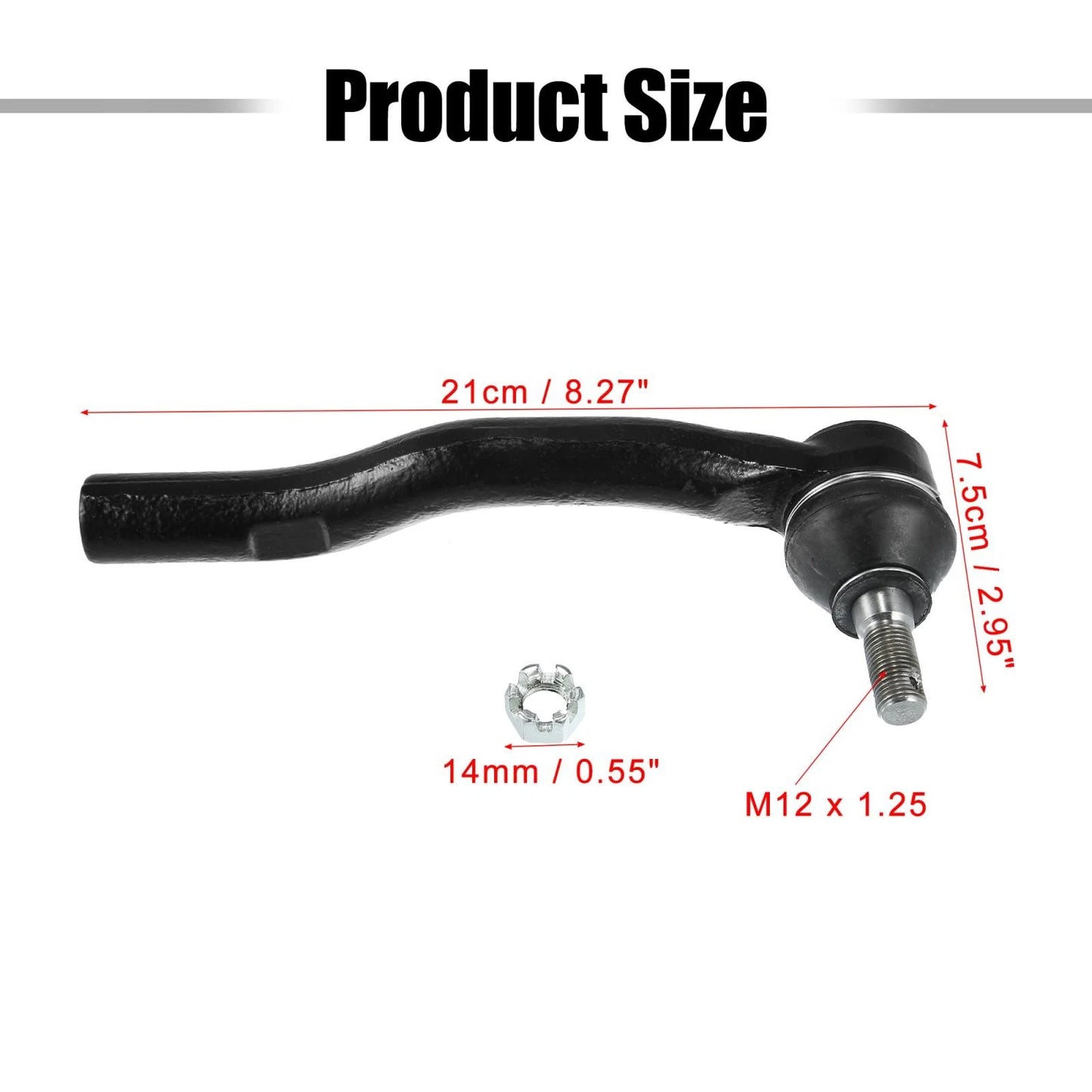 Front Outer Tie Rod Links for Toyota Camry (2004-2011)