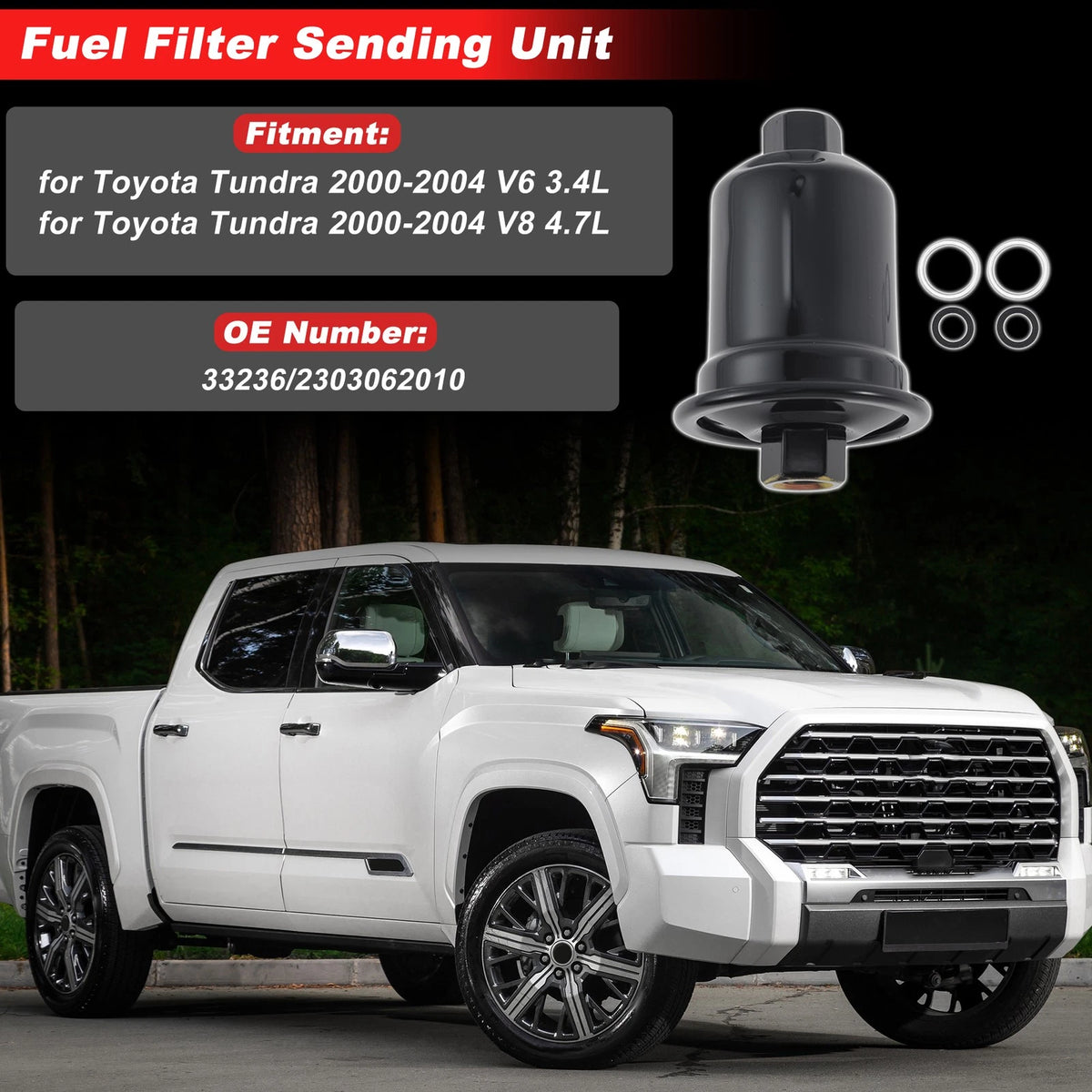 Fuel Filter Assembly Metal for Toyota Tundra (2000–2004)