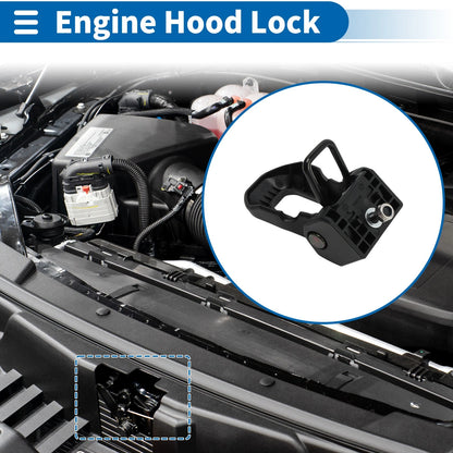 Hood Latch Assembly for Jeep Gladiator JT (2020-2023) - 1 Set