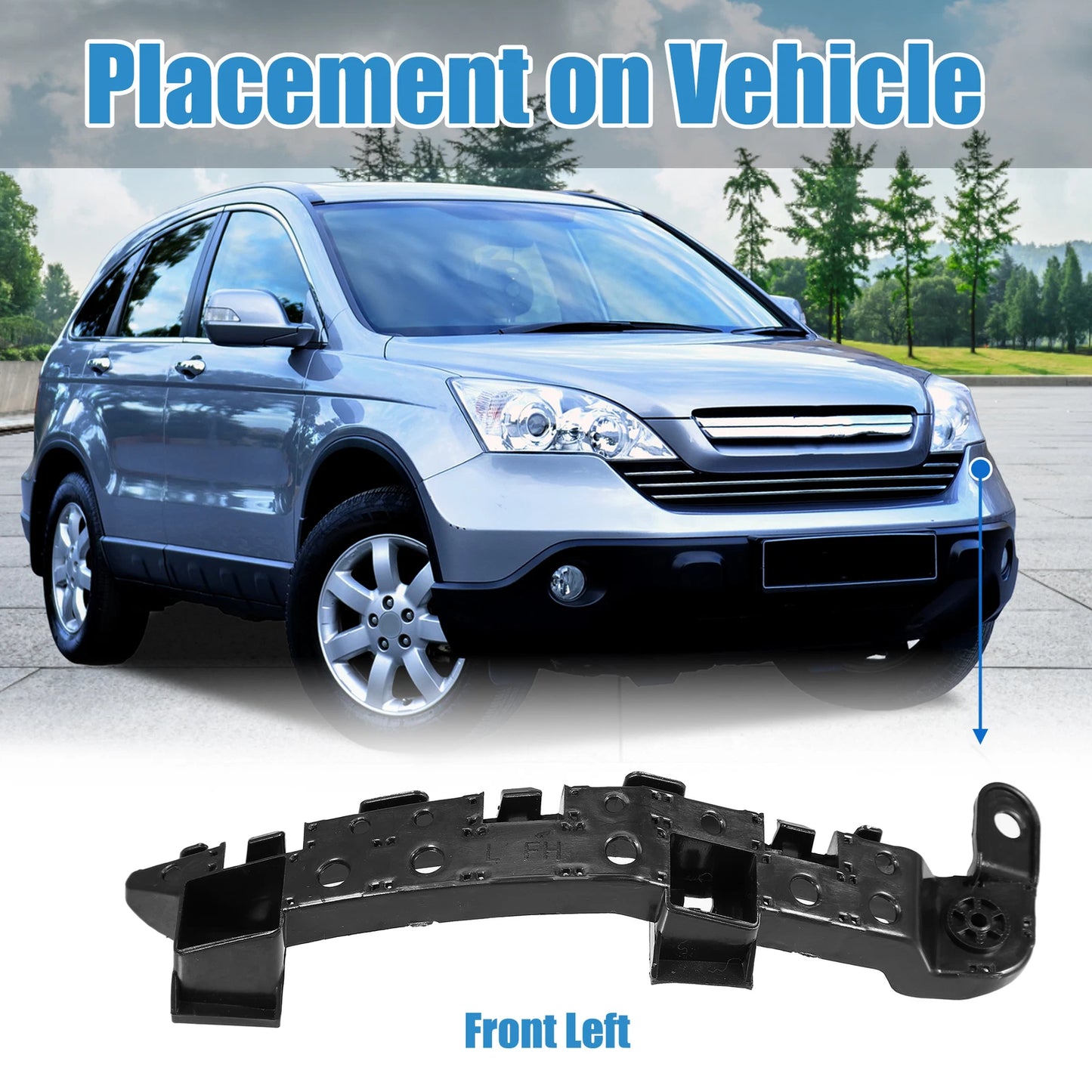 Left Side Front Bumper Bracket for Honda CR-V (2017-2019)