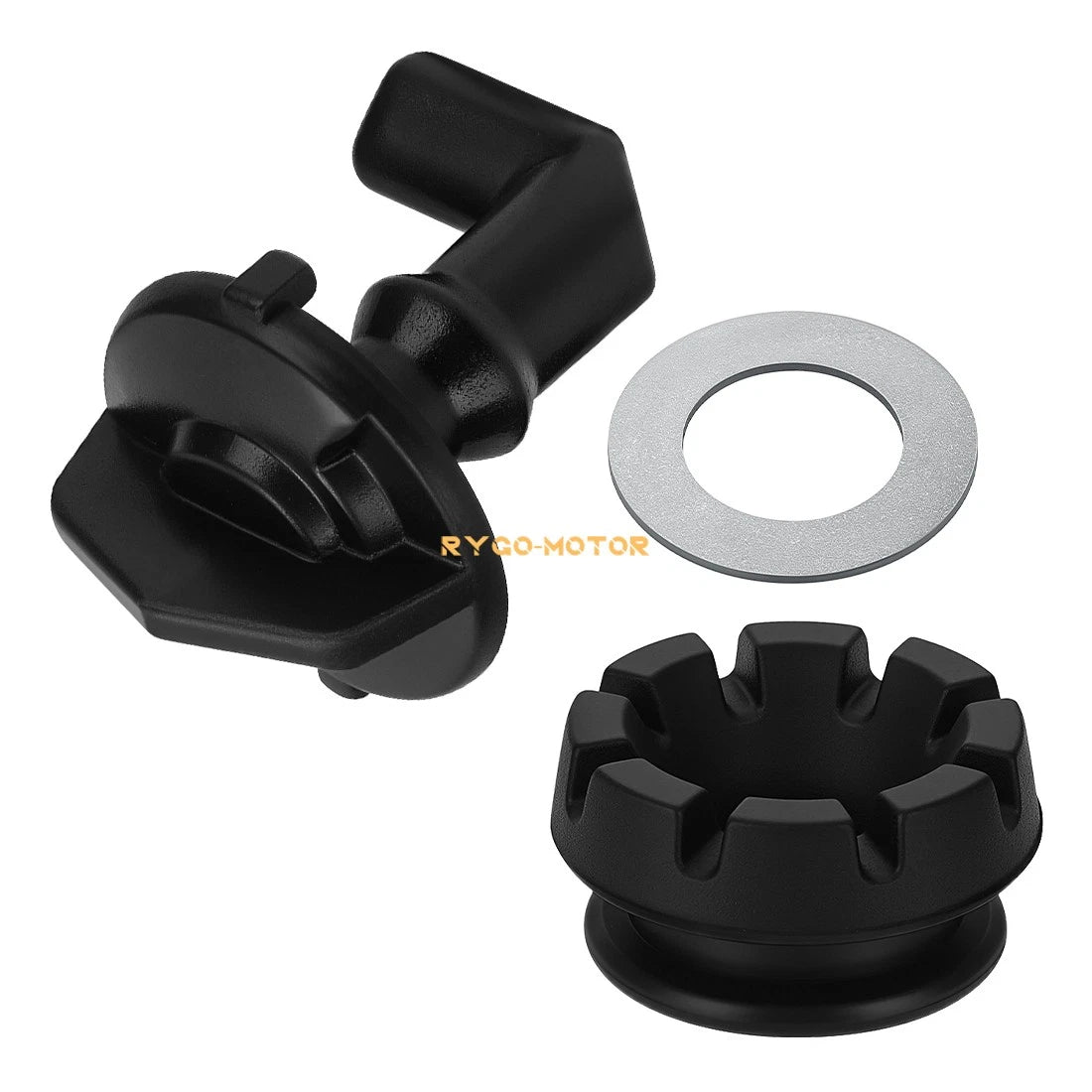 1/4 Turn Hood Latch Rubber Grommet & Washer for Polaris RZR 570 800 900 XP