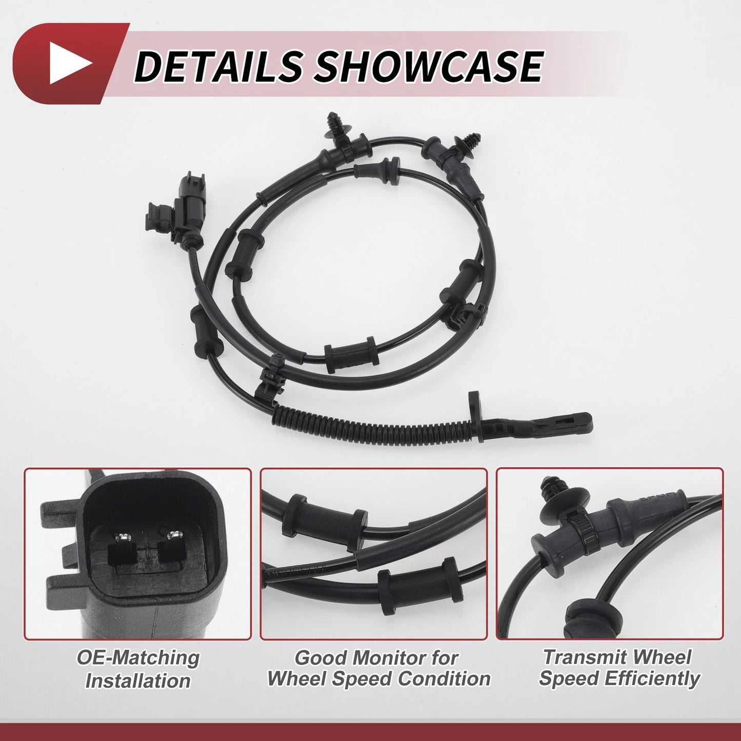 ABS Wheel Speed Sensor for Jeep JL Wrangler (2018-2023)