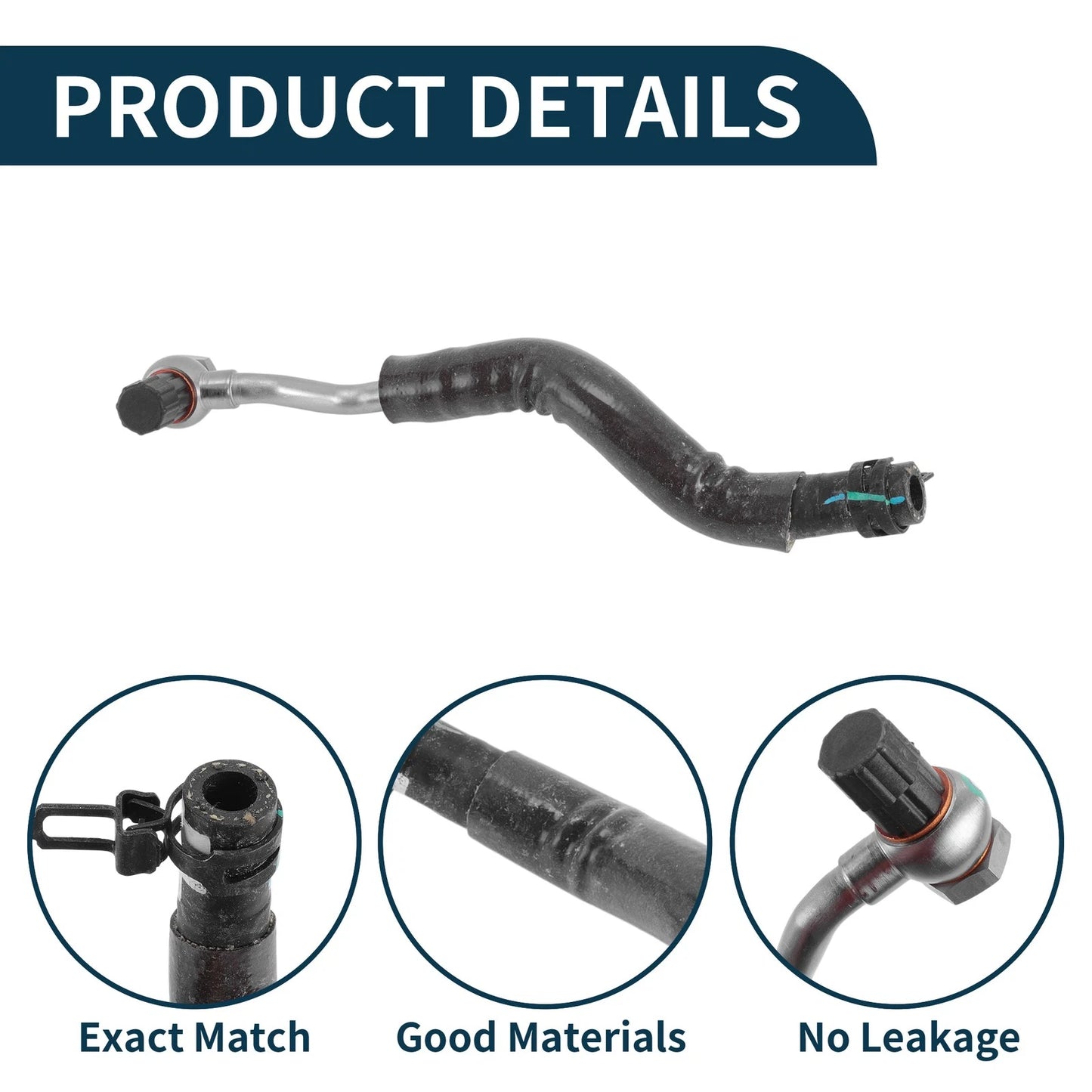 Radiator Hose for Peugeot 3008 (2009-2016) Metal Rubber Coolant Pipe