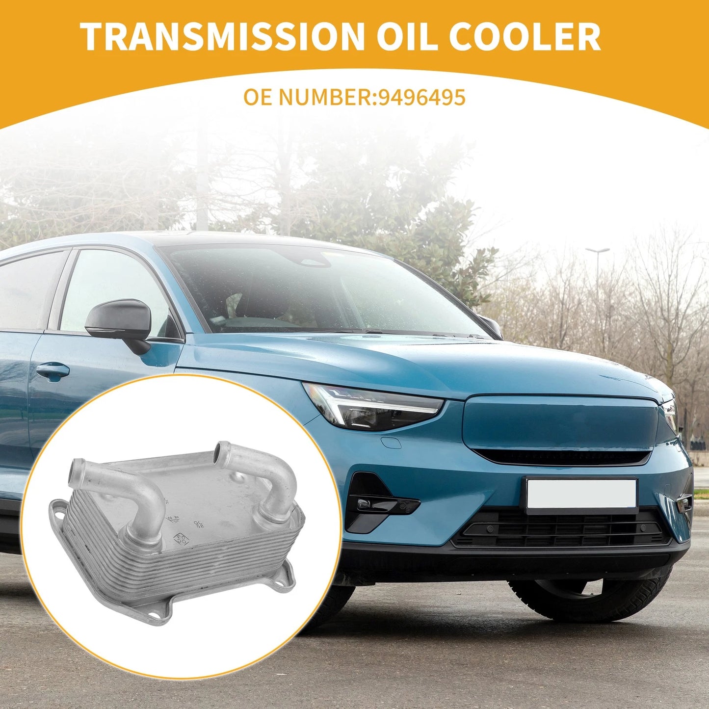 Engine Oil Cooler for Volvo V40 (1995-2004)  
Transmission Oil Cooler for Volvo V40 (1995-2004)