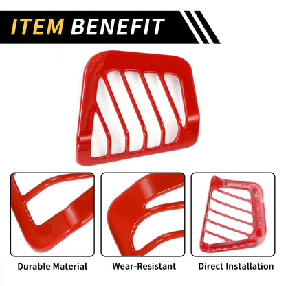 Dashboard Side Air Vent AC Outlet Cover Trim for Jeep Wrangler JL JLU (2018-2024)