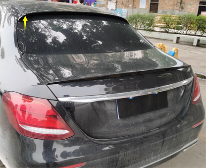 Rear Roof Spoiler for 2016-2022 Mercedes-Benz E-Class W213 Sedan 4DR Gloss Black