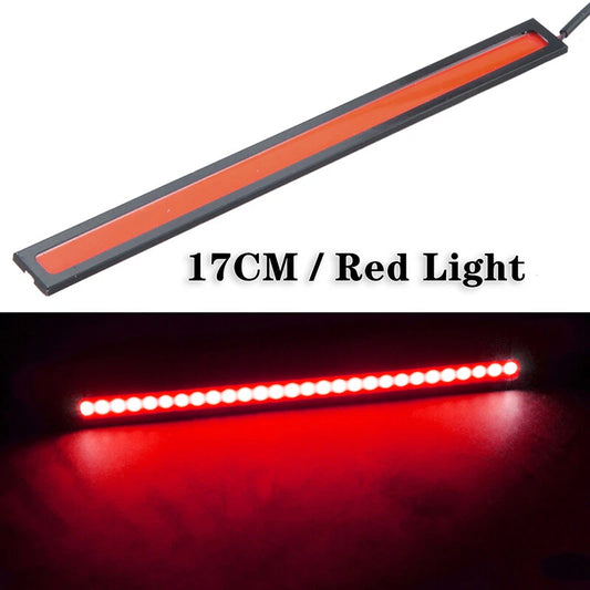 12V Waterproof DRL LED Strip Light Bar for Camping Caravan Boat Car - Red
