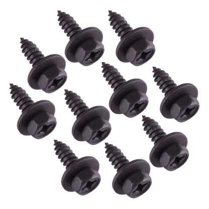 10 x Car Fender Hex Head Screw Bolt Retainer Clips for Toyota Lexus