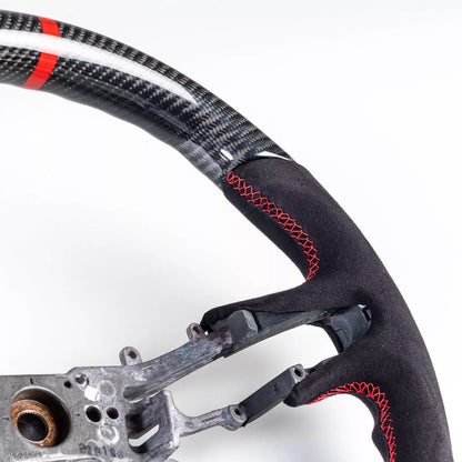 Steering Wheel Suede Red for Honda Civic 8th Gen (2006-2011)