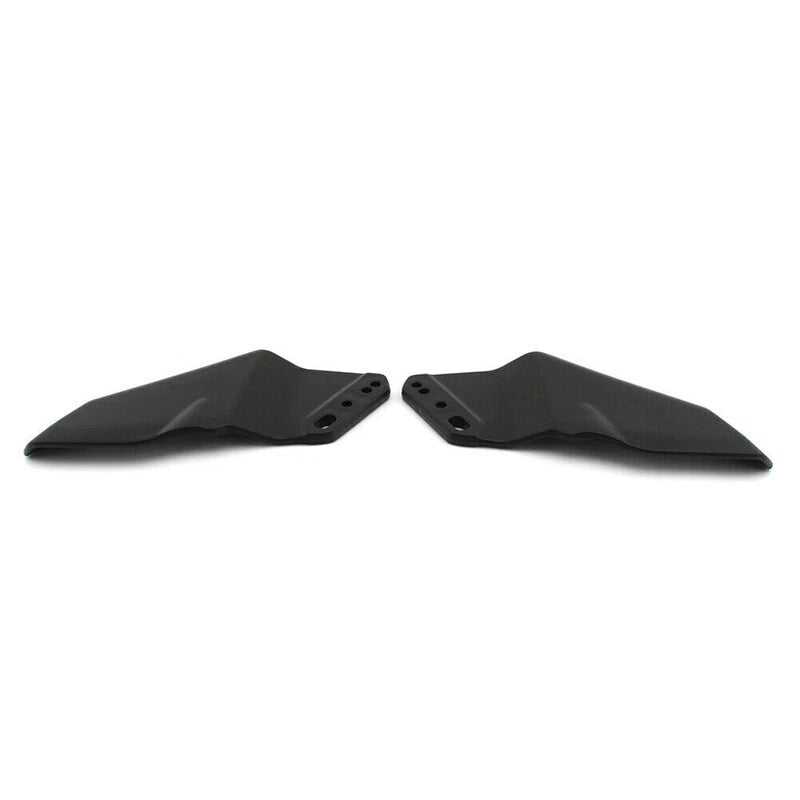 Winglet Aerodynamic Spoiler Kit Matte Black for Ducati, Honda, Suzuki, Yamaha