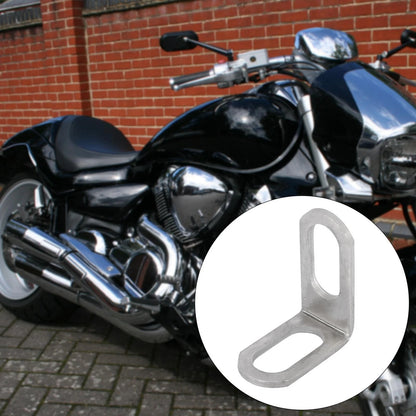 23mm Exhaust Pipe Bracket L-Shape Muffler Mounting Clamp for Motorcycle